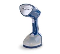 Innoliving Stiratrice Verticale INN-677, Ferro a vapore da viaggio, 1500 W, Piastra in Acciaio Inox 7 Fori, Vapore Continuo 25g/min, Serbatoio Removibile 350 ml, Blu