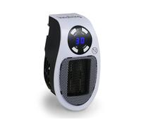 Innoliving Stufetta da Presa INN-583, Termoventilatore da Muro 500W, fino a 32°, con Timer 1-12 Ore, Autospegnimento e Protezione da Surriscaldamento Integrata, Si Attacca Direttamente alla Presa