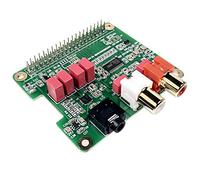 InnoMaker Scheda Audio DAC HiFi HAT per Raspberry Pi 5/4/3B+/Zero | PCM5122 384kHz/32bit con DOP | Doppi Oscillatori, Uscita RCA/3.5mm (112dB SNR)