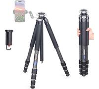 INNOREL GT254C - Treppiede in fibra di carbonio professionale per fotocamera digitale DSLR, supporto a 4 sezioni, con colonna centrale a forma di carico speciale, 15 kg