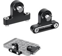 INNOREL Perno di posizionamento verticale multifunzione per formaggio, piastra di montaggio con vite integrata da 1/4", fori ARRI da 3/8" per fotocamera e treppiede (PC90 e PC180)