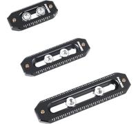 INNOREL Set di guide NATO a sgancio rapido, confezione da 3 pezzi 45 mm/65 mm/85 mm per gabbia per fotocamera, supporto per monitor da campo, maniglia superiore con morsetto NATO, maniglia laterale