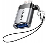 Innostyle Adattatore per iPhone, USB A a Lightning, connettore Lightning - USB A, certificato MFi per iPhone 11 12 13 14 Pro Max XS Max XR X 8 7 6 6s Plus SE 2020