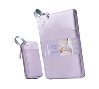 Innostyle Borsa per laptop da 14 pollici, Custodia impermeabile con protezione dagli urti, viola, Borsa leggera per laptop con tasche per accessori, Compatibile con MacBook Pro/Air, HP ProBook, Dell