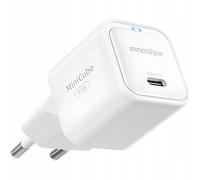 INNOSTYLE Caricabatterie USB C Cubo 33W Usb Tipo C GaN II, ricarica rapida, bianco, alimentatore compatto per telefoni cellulari, ideale per i viaggi, USB-C per iPhone, Samsung, Xiaomi, iPad, Pixel