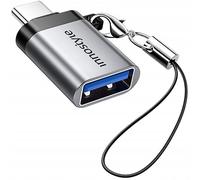 Innostyle NexaLink Adattatore da USB C a USB 3.0 OTG 5 Gbps 3 A Plug and Play Compatto cordino da 3 cm Custodia in alluminio OTG Compatibile con laptop Tastiera Smartphone Mouse Disco esterno USB