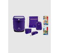Innovabaq Set zaino scolastico Viola Pastello