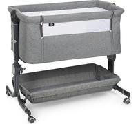 ms Co-sleeping Lettino Comfy - Lettino Co-sleeping Multi-altezza regolabile, reclinabile - Materasso incluso e include zanzariera di serie