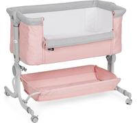 Innovaciones Ms Lettino Neonato Fianco Letto per Co-sleeping con Ruote colore Rosa - Comfy