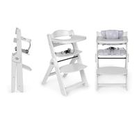 Innovaciones Ms Seggiolone Evolutivo Pieghevole Full Plus Bianco con Cuscino Grigio