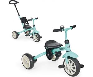 Innovaciones Ms Triciclo evolutivo Bicicletta Adattabile e Trasformabile per Bambini da 1+ Anni colore Turchese - Volta