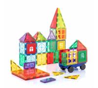 Blocchi di Costruzione Magnetici 3D Magoks InnovaGoods 57 Pezzi