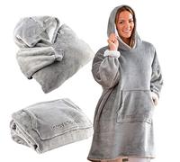 FELPA CON CAPPUCCIO COPERTA MAGLIONE DA UOMO CALDA OVERSIZE IN PILE DONNA UNISEX