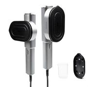 InnovaGoods® ferro da stiro verticale a vapore 2 in 1, stiratore verticale a vapore 1200W, riscaldamento rapido, vapore continuo 10g/min, serbatoio rimovibile 100ml, display digitale, antiaderente