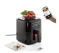 Friggitrice senza olio con bilancia 5L 1500W InnovaGoods Fryinn Balance 5000 Nero/Acciaio inossidabile