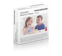 InnovaGoods Gioco Scacchi Memory Taeda in legno 26 pezzi