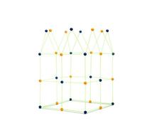 InnovaGoods InnovaGoods-27021 Kit di Costruzione di Forti 85 Pezzi, Multicolore, 8435527827021