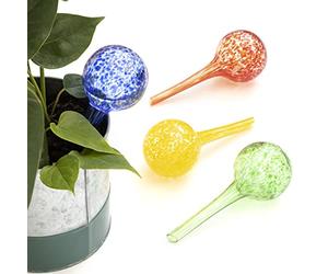 InnovaGoods - Kit di 4 Palloni Irrigazione Automatica Ballwooters, Idratazione Efficiente, Decorativi, Multicolore, in plastica