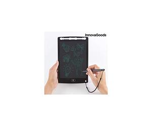 InnovaGoods - Lavagna Digitale LCD Magic Drablet per Disegnare e Scrivere, Tavoletta Grafica con Schermo per Bambini, Block Notes Digitale, Multifunzionale, Nero, Plastica