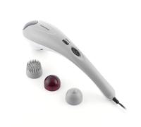 InnovaGoods® Massaggiatore manuale elettrico Halaxer, massaggio profondo e rilassante per tutto il corpo, con 3 testine intercambiabili, ideale per casa e lavoro.