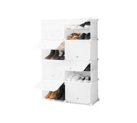 InnovaGoods Scarpiera Modulare Portatile Bianco