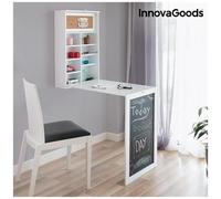 Scrivania da parete pieghevole InnovaGoods bianca
