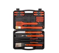 InnovaGoods - Set Completo 18 Pezzi Utensili per Barbecue, Design Portatile e Co