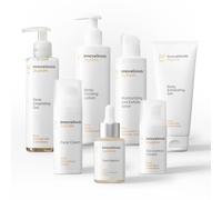 InnovaGoods® Set di routine viso e corpo con riso, set per la cura della pelle con ingredienti naturali, confezione da 7 pezzi, ideale per idratare e illuminare la pelle, adatto a tutti i tipi di