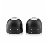 InnovaGoods V0103512 Set di Tappi per Champagne Fizzave Confezione da 2 unità. Nero, Acrilonitrile butadiene stirene (ABS) Silicone