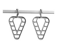 InnovaGoods - Set Organizzatori Grucce Orzer, Ottimizza Spazio Armadio, Design Elegante e Funzionale, Adattabile a Vari Tipi di Capi, Grigio, Standard, Polipropilene (PP)