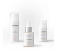 InnovaGoods® Set per la cura del viso con Kombucha, x1 siero viso, x1 contorno occhi, x1 crema viso idratante migliora l'elasticità della pelle nutre, ammorbidisce, apporta flessibilità tutti i tipi