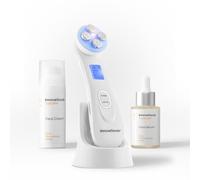 InnovaGoods® Set per la cura del viso con Riso, x1 siero viso dona luminosità, x1 crema idratante viso rigenera e ammorbidisce, x1 massaggiatore viso trattamento radiofrequenza, tutti i tipi di pelle.