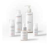 InnovaGoods® Set skincare, x1 crema idratante per il viso, x1 contorno occhi, x1 siero per il viso, x1 detergente per il viso, x1 tonico per il viso, ingredienti naturali kombucha, idrata, illumina