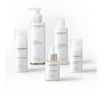 InnovaGoods® Set skincare, x1 crema idratante per il viso, x1 contorno occhi, x1 siero per il viso, x1 gel detergente per il viso, x1 tonico per il viso, ingredienti naturali, idrata, illumina. tutti