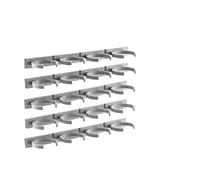 InnovaGoods - Sistema Organizza Spezie Jarlock x20, Adesivo e Divisibile, Ottimizza Spazio Cucina, Installazione Facile, Materiale PVC, Grigio, L