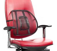 InnovaGoods - Supporto Lombare Ergonomico Backonfy, Migliora Postura, Comodo e Confortevole, Tessuto Traspirante, Leggero e Portatile, Ideale per Ufficio e Auto, Nero, Taglia Unica, Poliestere