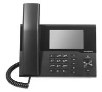 Innovaphone IP232 Nero Telefono fisso IP con display touchscreen a colori, grande qualità audio e a basso consumo energetico.