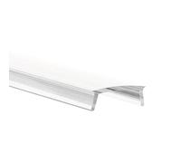 INNOVATE Copertura Profilo alluminio per strisce LED I MINI 12 [2000mm x 17mm x 7mm] LED striscia Canalina alluminio Illuminazione per interni Cucina Camera da letto (Copertura Trasparente, 1)