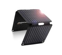 Innovate Pannello caricatore solare portatile 21W 5V 3 Amp. Max. con connessione USB tipo C-A. Pannello solare pieghevole e impermeabile. Perfetto per campeggio, trekking, spiaggia, montagna...