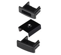 INNOVATE Set Montaggio Profilo alluminio per strisce LED I MINI 12 [2000mm x 17mm x 7mm] LED striscia Canalina alluminio Illuminazione per interni Cucina Camera da letto (Montaggio nero, Set 5)