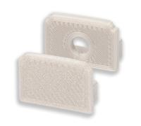 INNOVATE Tappi di chiusura Profilo alluminio per strisce LED Piastrelle Diffusore I Profili per piastrelle Striscia LED striscia Pannelli cartongesso I illuminazione cucina bagno