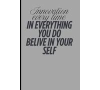 INNOVATION AT WORK: A beautiful journal to gift yourself and your friends.