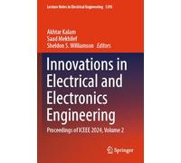 Innovations in Electrical and Electronics Engineering: Proceedings of ICEEE 2024, Volume 2: 1295