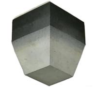 Innovativa decorazione da parete 3D con illusione ottica e geometria impossibile per interni contemporanei con struttura a base di PE che non lascia segni (O)