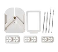 Innovativa guida per piercing all'orecchio in silicone che assicura fori dritti perfetti per accessori unici Localizzatore foro studente orecchio