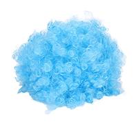 Innovativa parrucca colorata da festa per adulti - Divertente copricapo di Halloween per circo, troupe ed eventi calcistici (Blue)