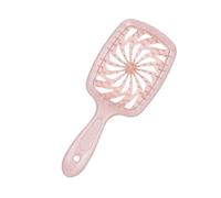 Innovativa spazzola per capelli con struttura cava per una maggiore voluminosità, adatta per l'uso quotidiano e per feste e acconciature con presa comoda