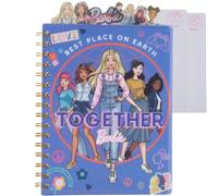 Innovative Designs Barbie Tab Journal Notebook Spiral Bound 96 Lined Pages 8 x 7 inches Purple