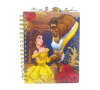 Innovative Designs Diario Disney La Bella e la Bestia, rilegatura a spirale, 144 pagine a righe, 20,3 x 17,8 cm