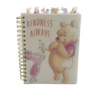 Innovative Designs Disney Winnie the Pooh Tab Journal Notebook Spiral Bound 144 pagine a righe 8 x 7 pollici